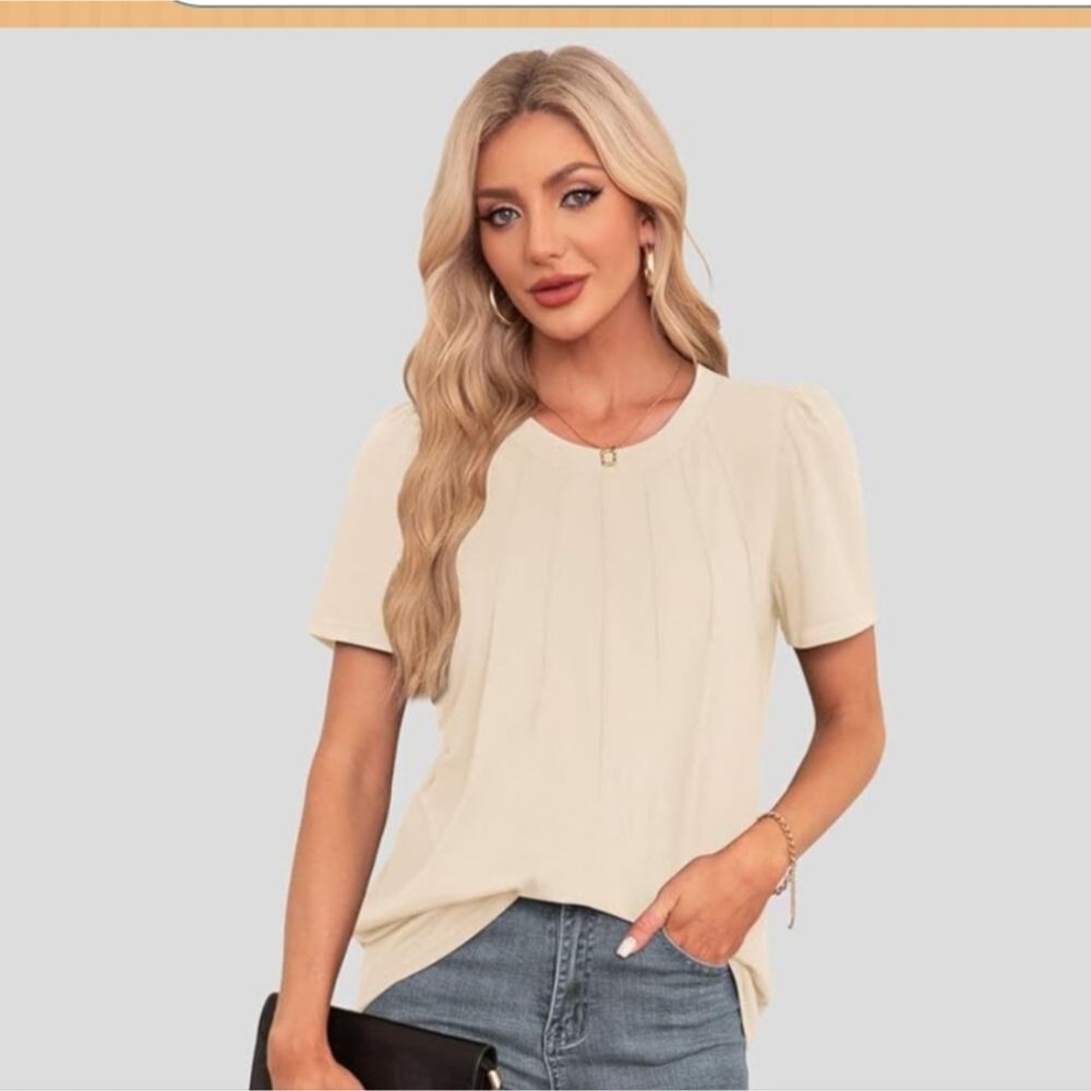 Agnes Urban Apricot Elegant Top for Women XL NWT‎